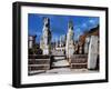 Pillars of 4th-Century Arch with Relief Depicting Two Heracleides, Ephesus, Turkey-null-Framed Giclee Print