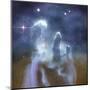 Pillars of Creation in the Eagle Nebula-Stocktrek Images-Mounted Art Print