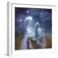 Pillars of Creation in the Eagle Nebula-Stocktrek Images-Framed Premium Giclee Print