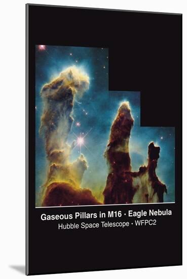 Pillars of Creation-null-Mounted Art Print