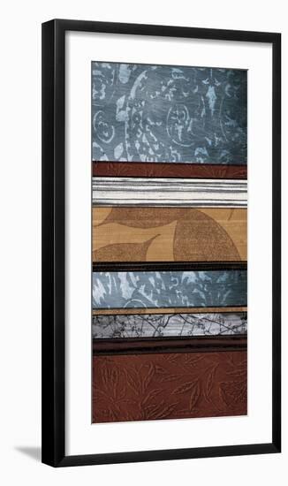 Pillars of Pattern I-W^ Blake-Framed Giclee Print