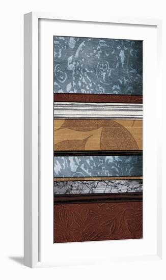 Pillars of Pattern I-W^ Blake-Framed Giclee Print