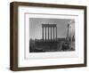 Pillars of the Great Temple at Balbec, 1841-J Sands-Framed Giclee Print