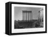 Pillars of the Great Temple at Balbec, 1841-J Sands-Framed Stretched Canvas