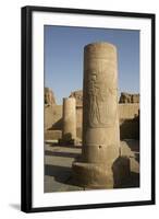 Pillars with Bas-Relief of the God Sobek-Richard Maschmeyer-Framed Photographic Print