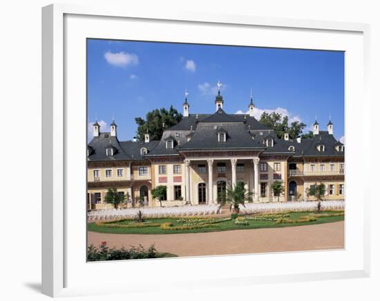 Pillnitz Castle, Dresden, Saxony, Germany-Hans Peter Merten-Framed Photographic Print