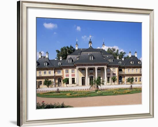 Pillnitz Castle, Dresden, Saxony, Germany-Hans Peter Merten-Framed Photographic Print