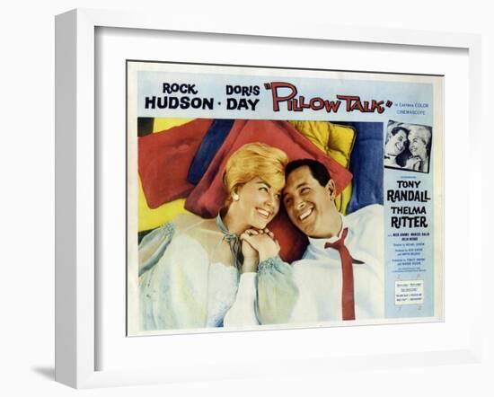 Pillow Talk, 1959, Directed by Michael Gordon-null-Framed Giclee Print