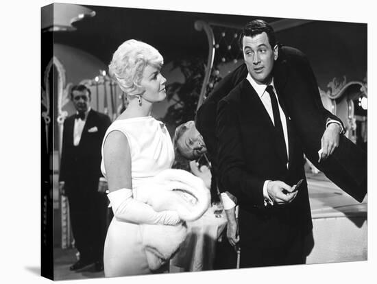 Pillow Talk, Doris Day, Nick Adams, Rock Hudson, 1959-null-Stretched Canvas