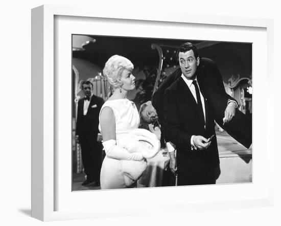 Pillow Talk, Doris Day, Nick Adams, Rock Hudson, 1959-null-Framed Photo