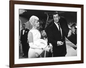 Pillow Talk, Doris Day, Nick Adams, Rock Hudson, 1959-null-Framed Photo