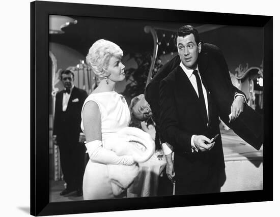 Pillow Talk, Doris Day, Nick Adams, Rock Hudson, 1959-null-Framed Photo