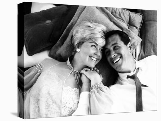 Pillow Talk, Doris Day, Rock Hudson, 1959-null-Stretched Canvas