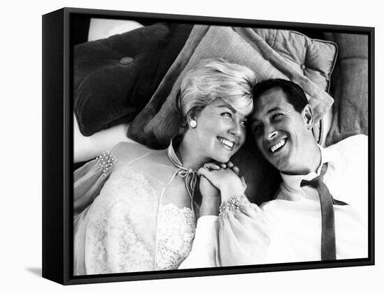 Pillow Talk, Doris Day, Rock Hudson, 1959-null-Framed Stretched Canvas