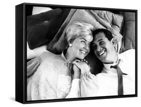 Pillow Talk, Doris Day, Rock Hudson, 1959-null-Framed Stretched Canvas