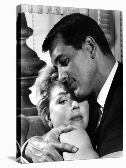 Pillow Talk, Doris Day, Rock Hudson, 1959-null-Stretched Canvas