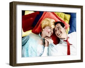 Pillow Talk, Doris Day, Rock Hudson, 1959-null-Framed Photo