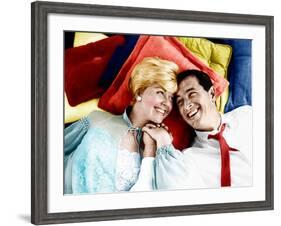 Pillow Talk, Doris Day, Rock Hudson, 1959-null-Framed Photo