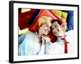 Pillow Talk, Doris Day, Rock Hudson, 1959-null-Framed Photo