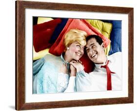 Pillow Talk, Doris Day, Rock Hudson, 1959-null-Framed Photo