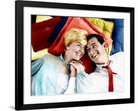 Pillow Talk, Doris Day, Rock Hudson, 1959-null-Framed Photo