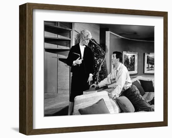 Pillow Talk, Doris Day, Rock Hudson, 1959-null-Framed Photo