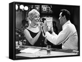 Pillow Talk, Doris Day, Rock Hudson, 1959-null-Framed Stretched Canvas