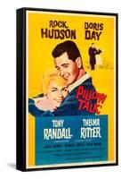 Pillow Talk, Doris Day, Rock Hudson, 1959-null-Framed Stretched Canvas