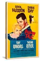 Pillow Talk, Doris Day, Rock Hudson, 1959-null-Stretched Canvas