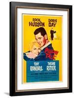 Pillow Talk, Doris Day, Rock Hudson, 1959-null-Framed Art Print