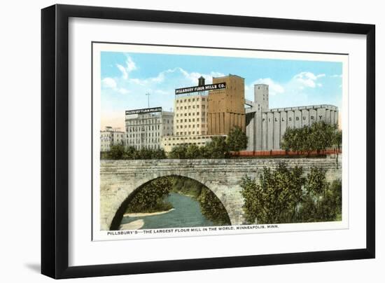 Pillsbury Flour Mill, Minneapolis, Minnesota-null-Framed Art Print