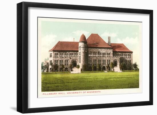 Pillsbury Hall, University of Minnesota-null-Framed Art Print