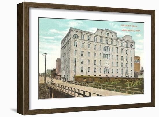 Pillsbury Mills, Minneapolis-null-Framed Art Print