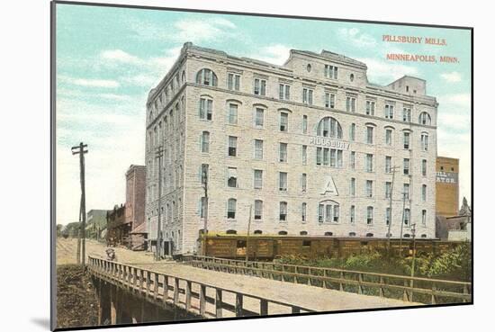 Pillsbury Mills, Minneapolis-null-Mounted Art Print