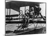 Pilot Albert C. Read, Future Us Navy Admiral, at the Controls of Nc-4 Biplane in 1919-null-Mounted Photographic Print