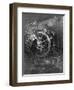Pilot at Wheel of Ship-null-Framed Giclee Print