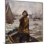 Pilot boy, Bergens Bay, 1905-Christian Krohg-Mounted Giclee Print