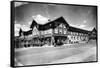 Pilot Butte Inn View Bend, Oregon Photograph - Bend, OR-Lantern Press-Framed Stretched Canvas