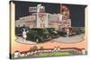 Pilot Cafe Drive-In, Retro-null-Stretched Canvas