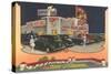 Pilot Cafe, Drive-In, Roadside Retro-null-Stretched Canvas