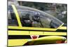 Pilot in the Cockpit of a Pilatus Pc-9 of the Swiss Air Force-null-Mounted Photographic Print