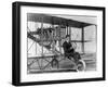 Pilot Lincoln Beachey with his airplane Photograph No.1-Lantern Press-Framed Art Print