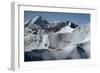 Pilot of Schweizer 1-26 Sailplane Soars among Snow Covered Peaks. Pyramid Peak, Rocky…, 1970S (Phot-Dean Conger-Framed Giclee Print