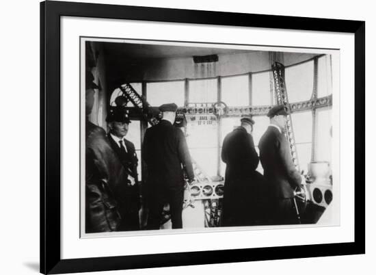 Pilot's Compartment, Zeppelin LZ 127 Graf Zeppelin, 1933-null-Framed Giclee Print