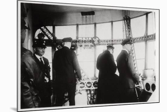 Pilot's Compartment, Zeppelin LZ 127 Graf Zeppelin, 1933-null-Mounted Giclee Print