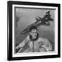 Pilot Scott Crossfield Standing in Front of the X-15-Allan Grant-Framed Photographic Print