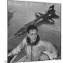 Pilot Scott Crossfield Standing in Front of the X-15-Allan Grant-Mounted Photographic Print