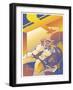 Pilots Orange-David Chestnutt-Framed Giclee Print