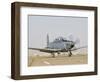 Pilots Perform a Pre-Flight on their T-6 Texan Trainer Aircraft-null-Framed Photographic Print