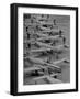 Pilots Posing with Their F-80 Planes-Walter Sanders-Framed Photographic Print